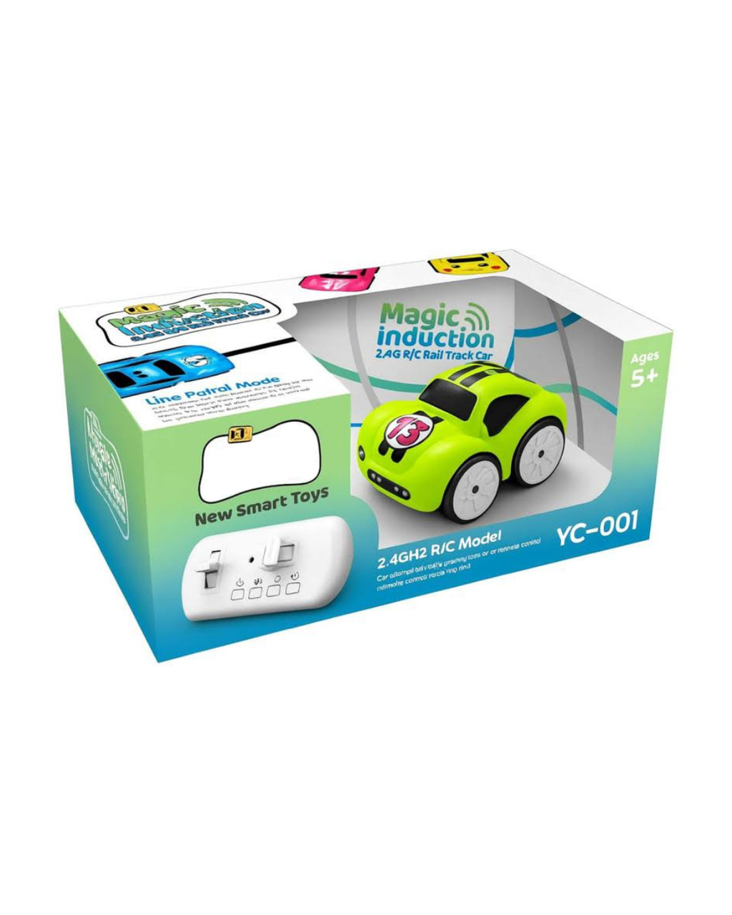 Mini Smart RC Car with 5 Interactive Modes | Induction, Follow Me & RC Control