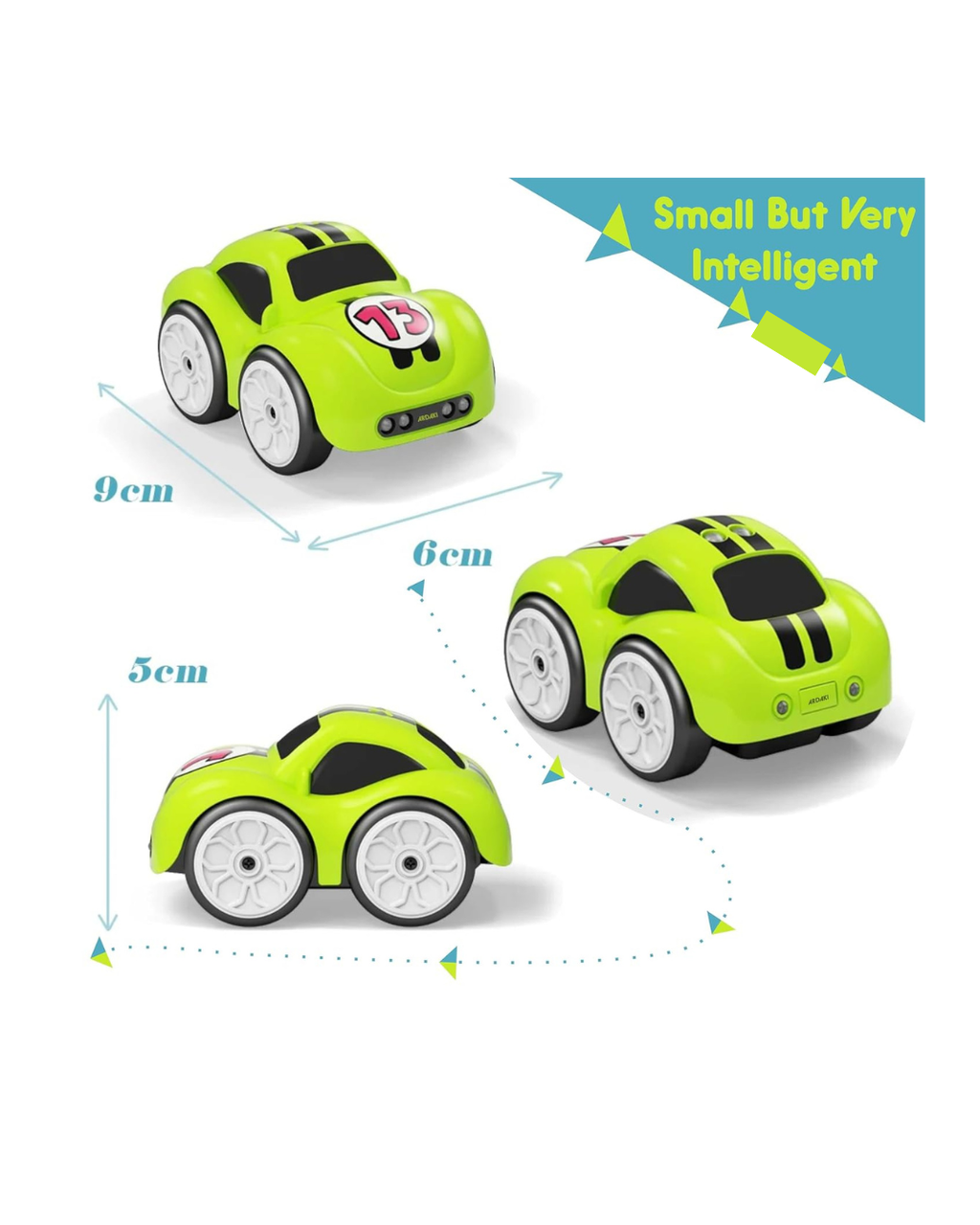 Mini Smart RC Car with 5 Interactive Modes | Induction, Follow Me & RC Control