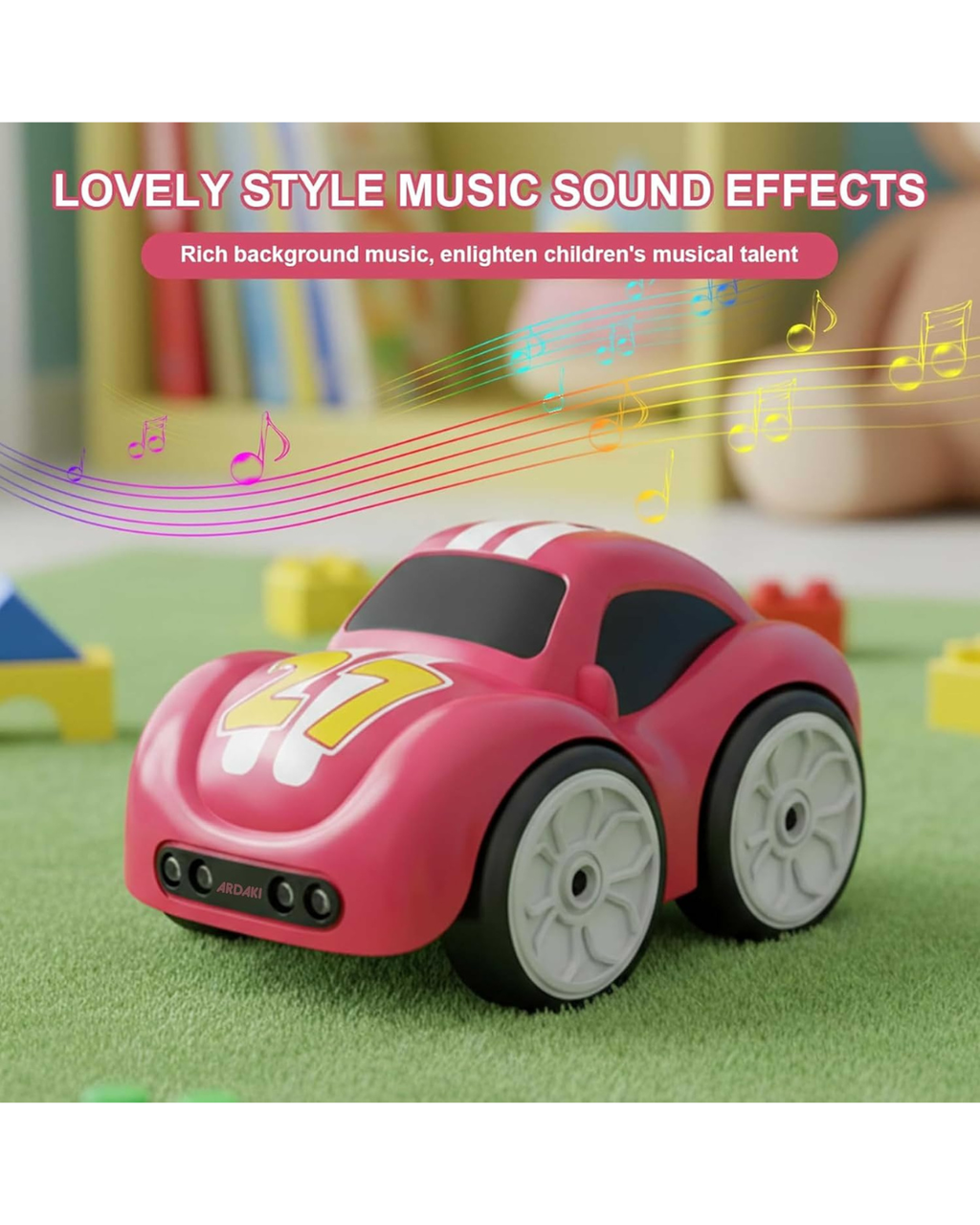 Mini Smart RC Car with 5 Interactive Modes | Induction, Follow Me & RC Control