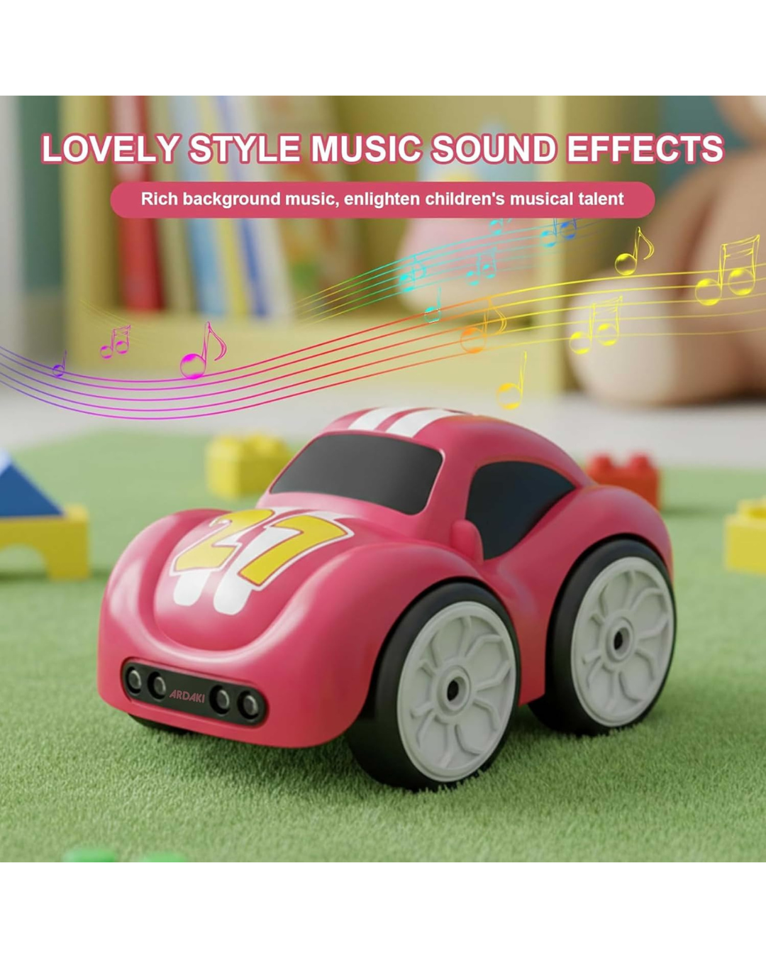 Mini Smart RC Car with 5 Interactive Modes | Induction, Follow Me & RC Control