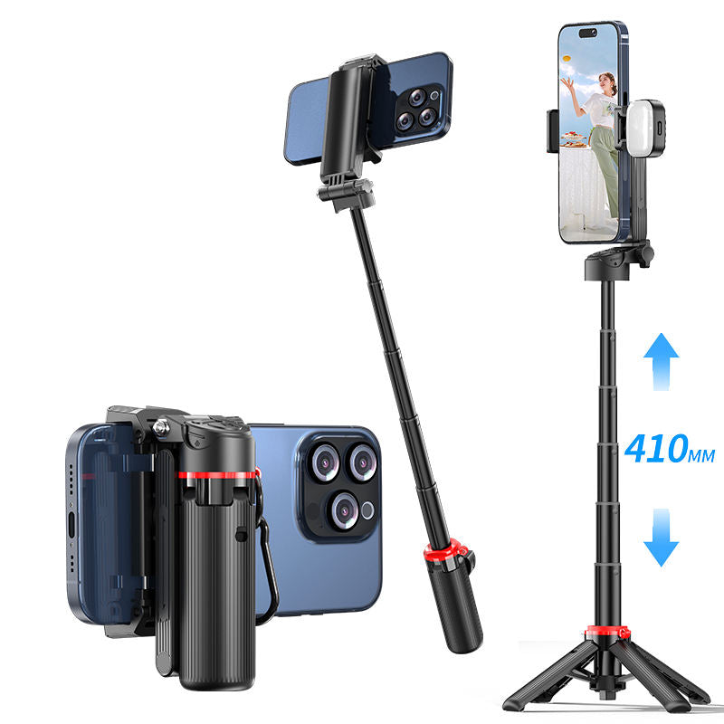 FF7 Selfie Stick Tripod with Bluetooth Remote | 360° Rotatable | Extendable Phone Stand