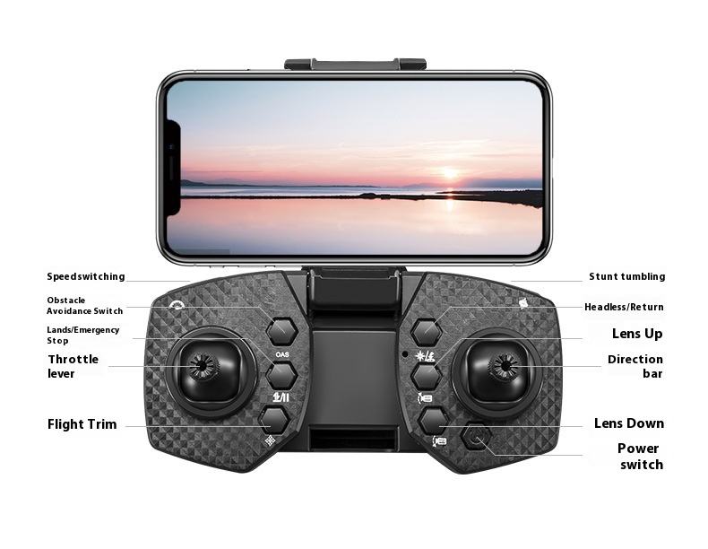 E88 Dual Camera Toy Drone – HD Aerial Shooting + Extended Flight Time