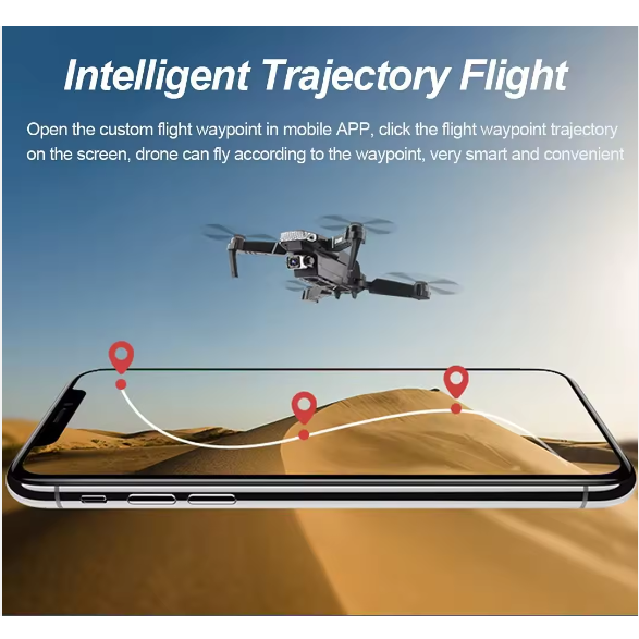 E88 Dual Camera Toy Drone – HD Aerial Shooting + Extended Flight Time