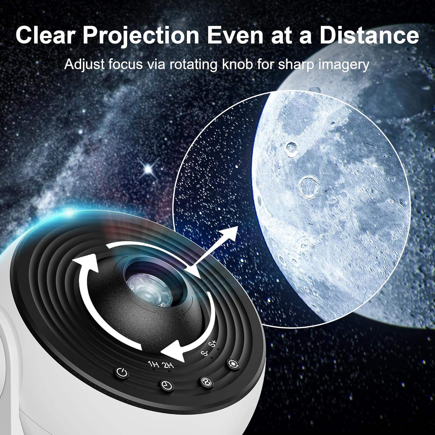 Galaxy Star Projector Night Light with 13 Projection Discs for Bedroom & Kids