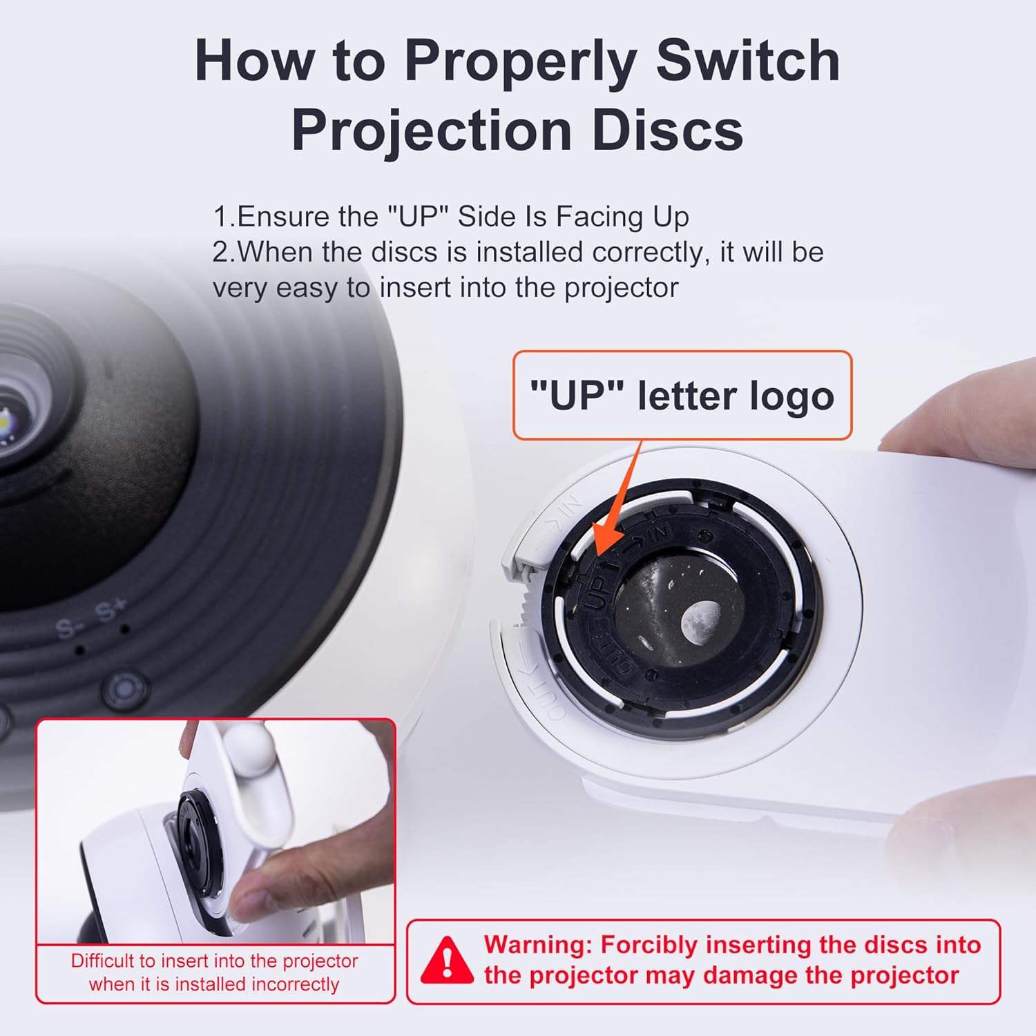 Galaxy Star Projector Night Light with 13 Projection Discs for Bedroom & Kids