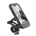 Waterproof Bike Phone Holder with Handlebar Mount | 360° Rotatable Motorcycle Mobile Holder for All Smartphones