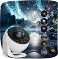 Galaxy Star Projector Night Light with 13 Projection Discs for Bedroom & Kids
