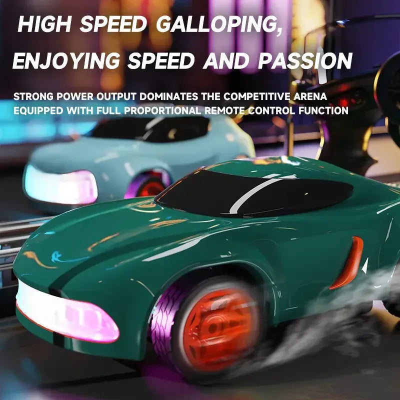 Mini RC Drift Car Remote Control, Desktop Mini RC Drifting Car with Storage, Turbo 4WD