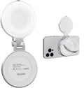 MagSafe LED Fill Light for iPhone & Android | Magnetic Selfie Ring Light | Adjustable Brightness | USB Rechargeable